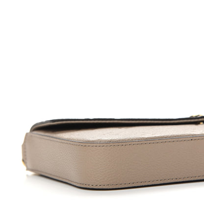 Louis Vuitton Empreinte Pochette Felicie Chain Wallet Tourterelle 8 of 9