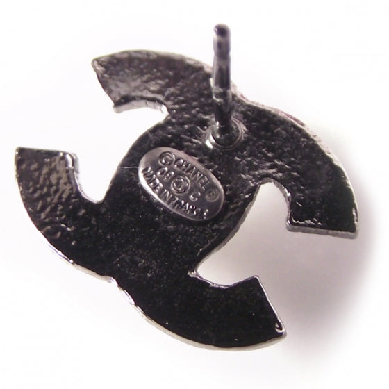 Crystal CC Logo Earrings
