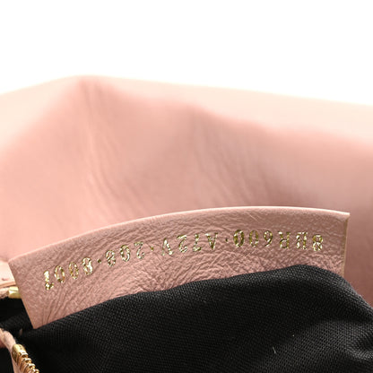 Fendi Nappa FF 1974 Embossed Baguette Rosa Bourbon 7 of 10