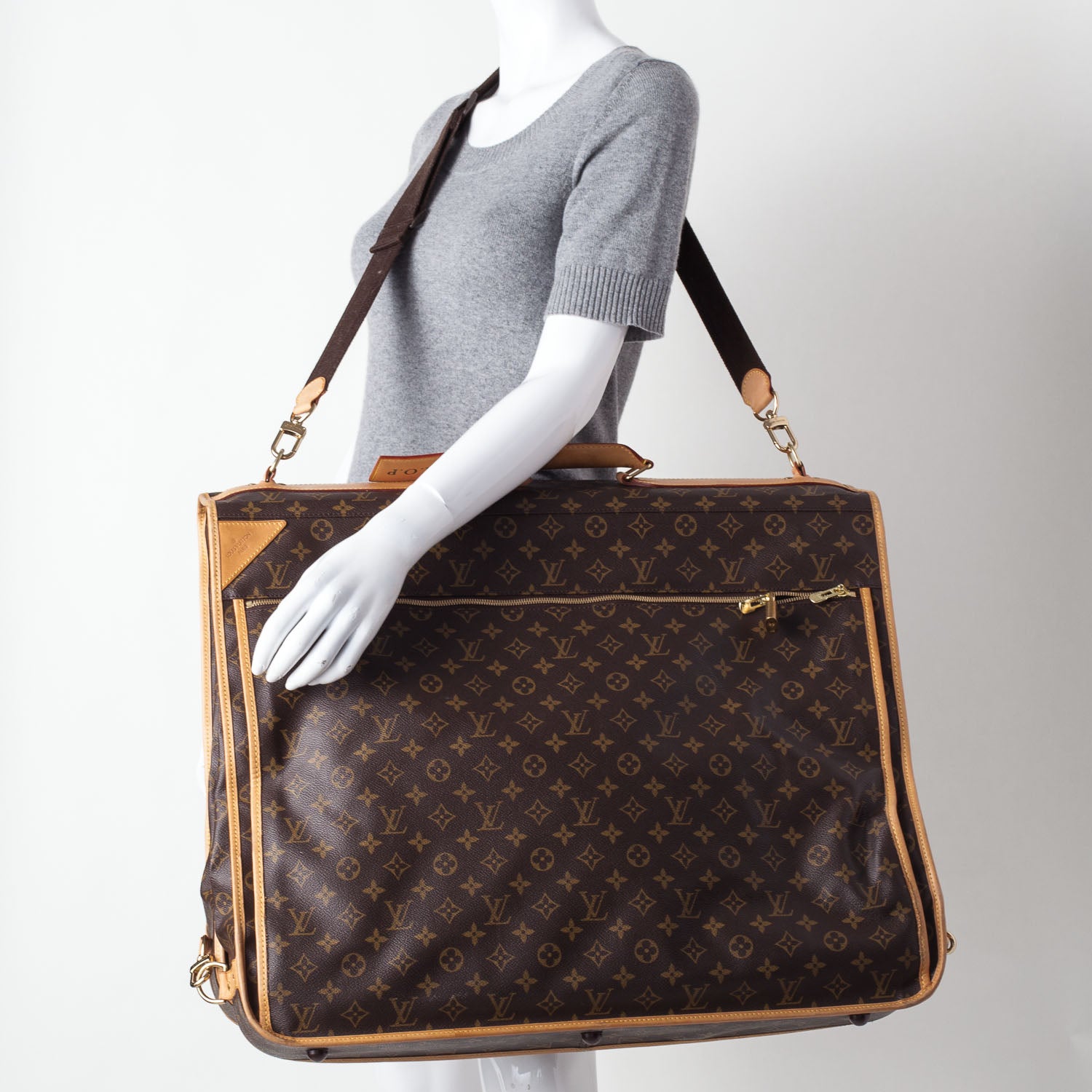 Louis Vuitton Monogram Garment Carrier 4 Hangers 2 of 14