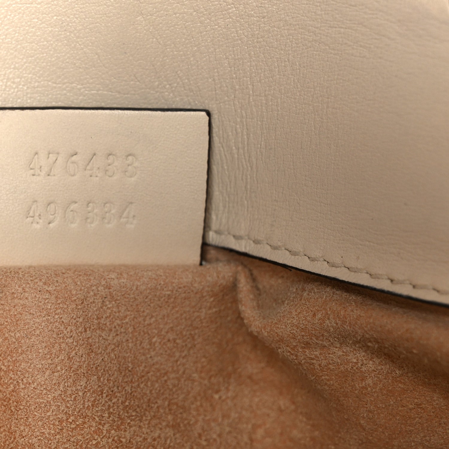 Gucci Calfskin Matelasse Super Mini GG Marmont Shoulder Bag White 7 of 10