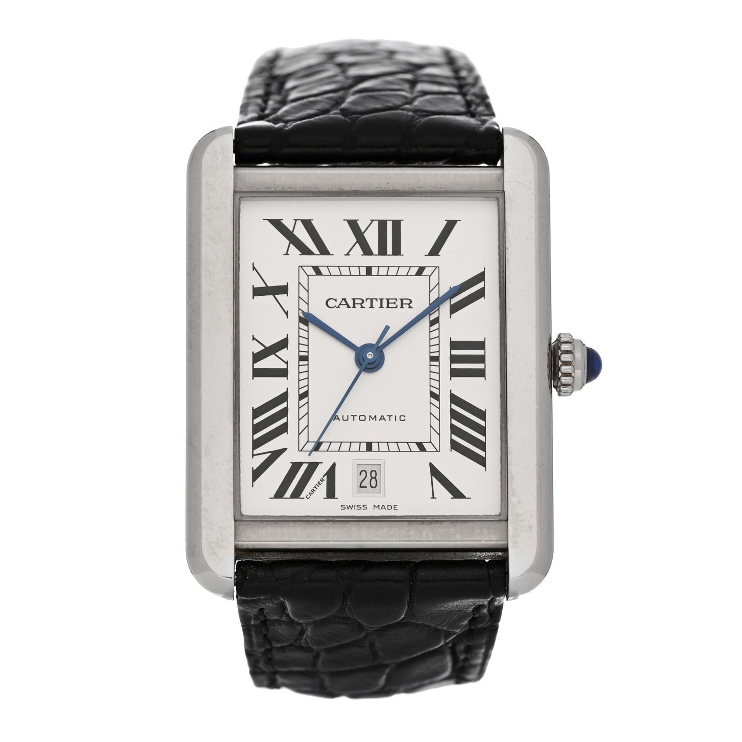 Stainless Steel Alligator 31mm Tank Solo Automatic Watch