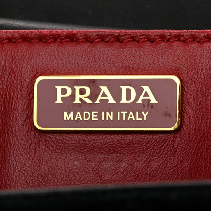 Prada Velvet City Calfskin Cahier Bag Black 6 of 9