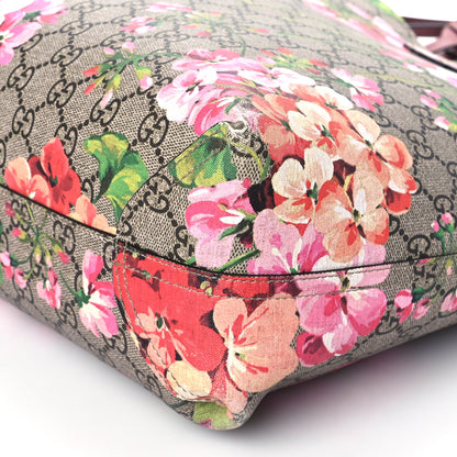 Gucci GG Supreme Monogram Blooms Large Reversible Tote Beige Multicolor Dry Rose 10 of 11