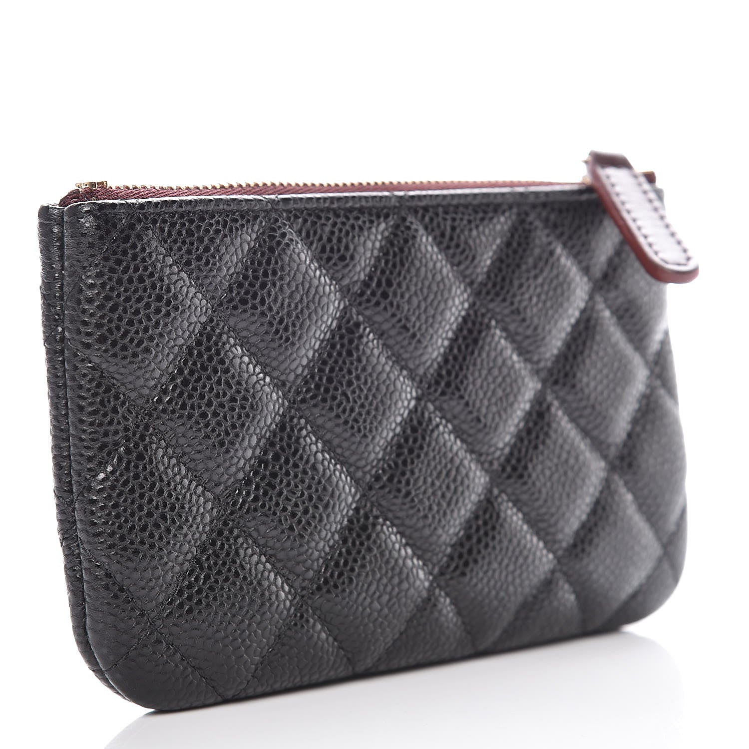 Chanel Caviar Quilted Small Cosmetic Case Black 3 of 10
