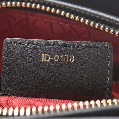 Christian Dior Lambskin Cannage Medium Lady Dior Black 7 of 11