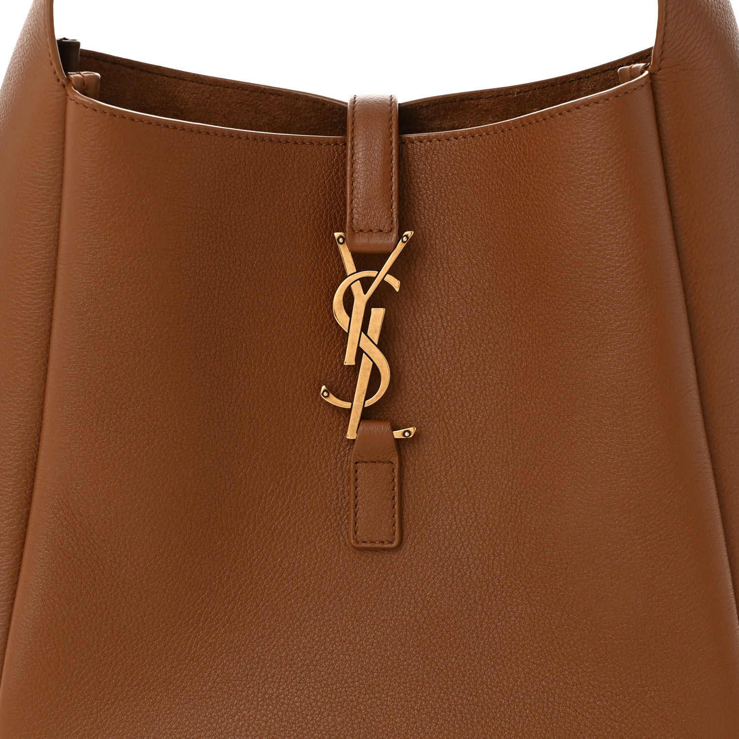 Saint Laurent Smooth Calfskin Small Le 5 A 7 Soft Hobo Fox 8 of 11