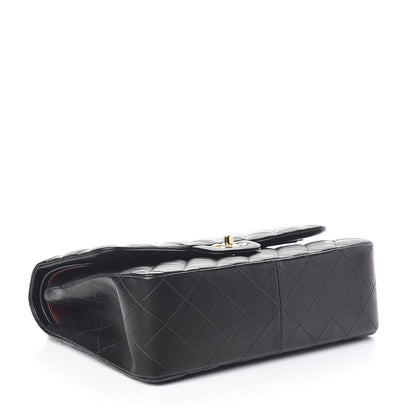 Chanel Lambskin Quilted Jumbo Double Flap Black 4 of 10