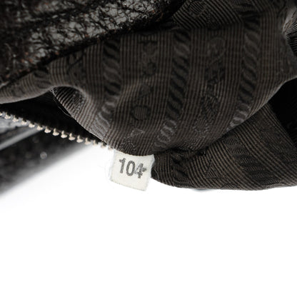 Prada Cervo Lux Chain Flap Ebano 9 of 9