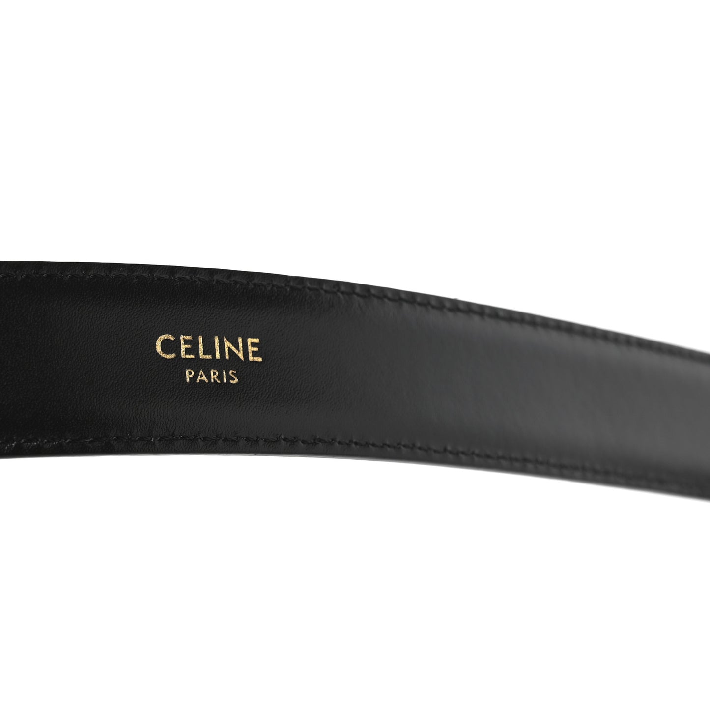 Box Calfskin Medium 25mm Triomphe Belt 80 32 Black