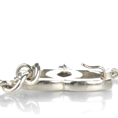 Chanel Enamel CC Chain Belt Silver Black 5 of 5