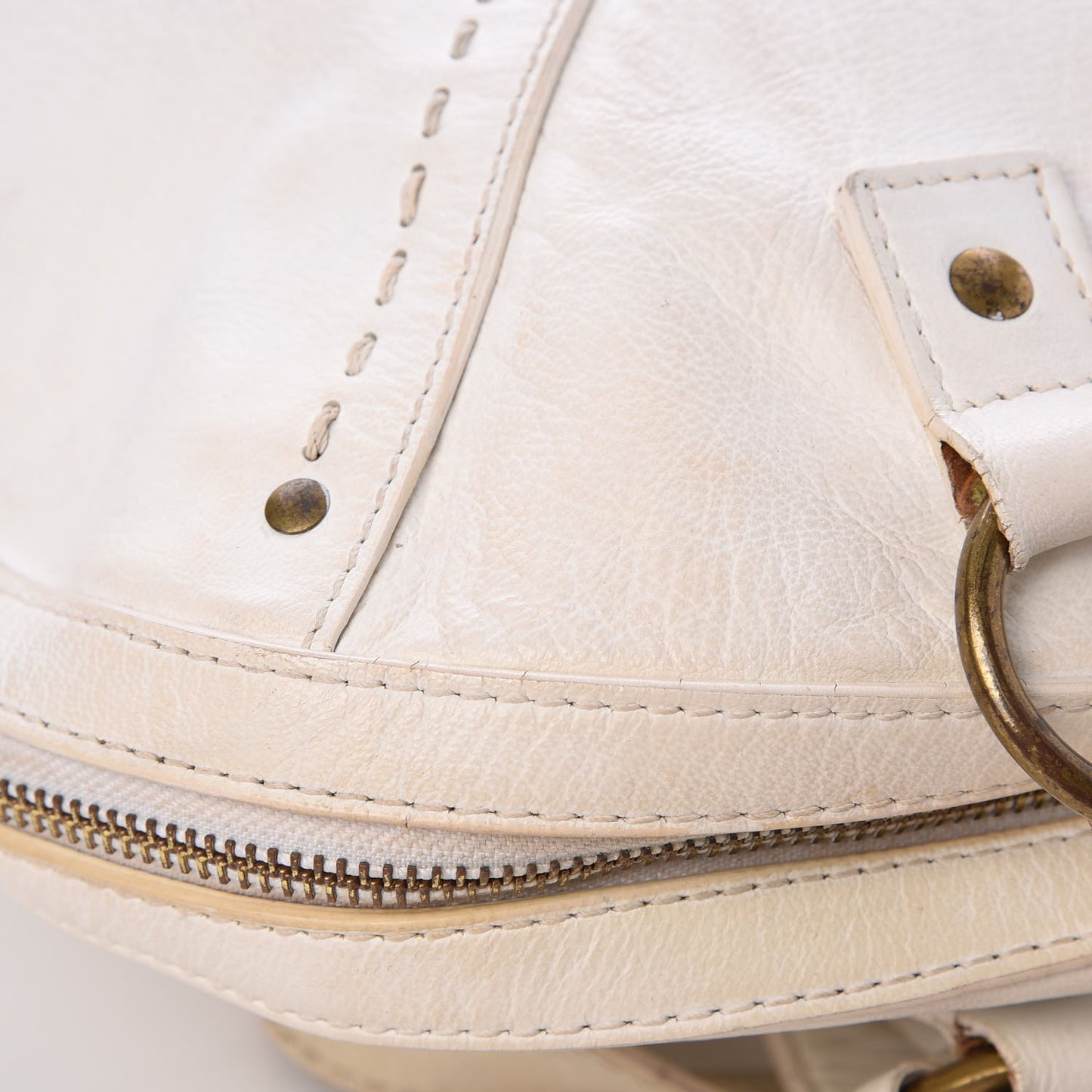 Calfskin Oversized Muse White