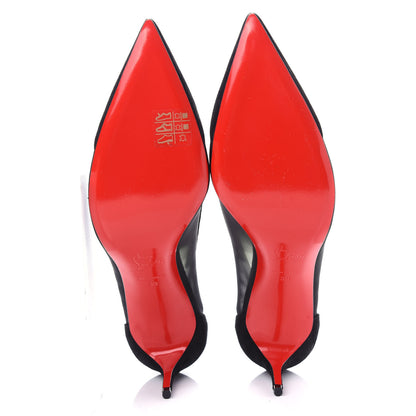 Christian Louboutin Veau Velours Rete Galativi 70 Pumps 39 Black 6 of 10