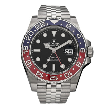 Rolex Stainless Steel 40mm Oyster Perpetual Date GMT Master Ⅱ Pepsi Watch 126710BLRO 1 of 5
