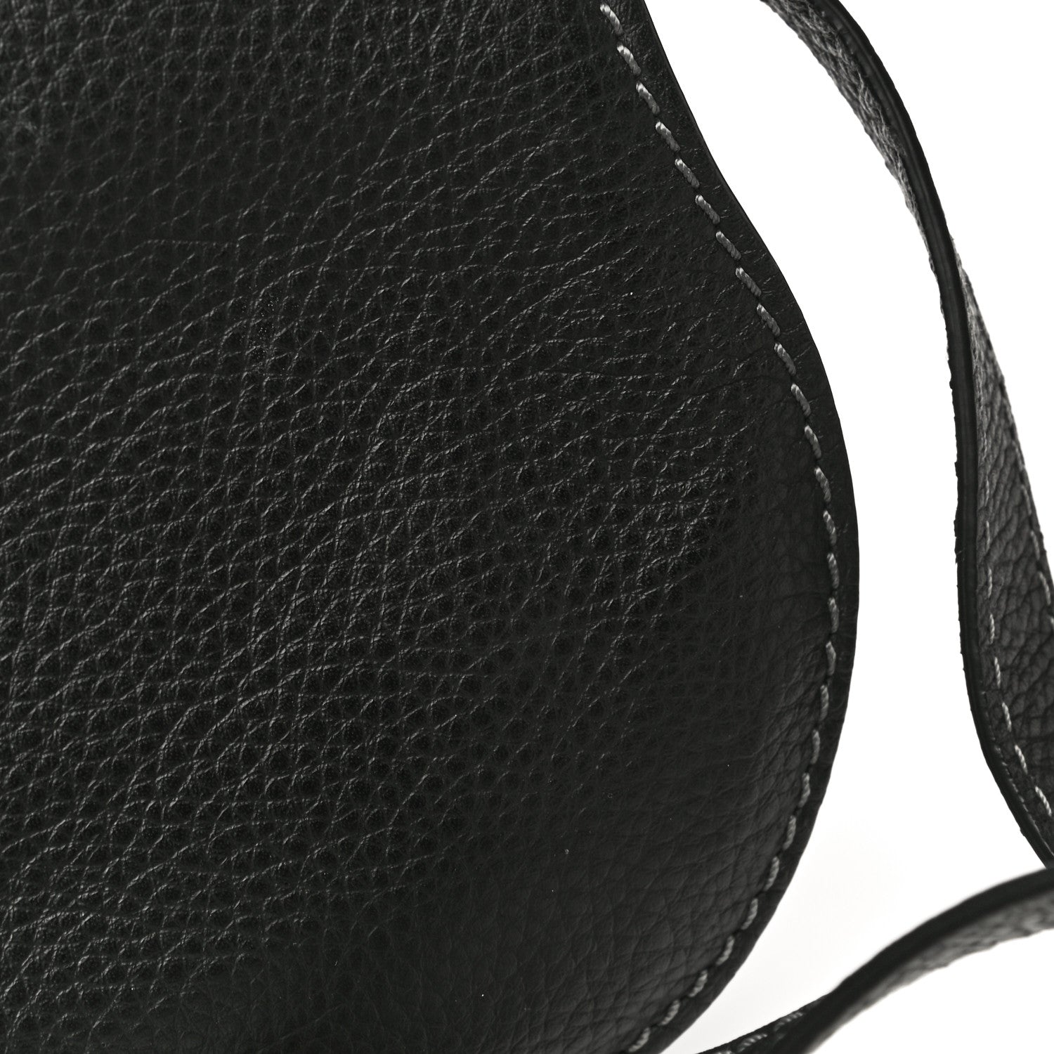 Chloe Calfskin Mini Marcie Round Crossbody Bag Black 15 of 19