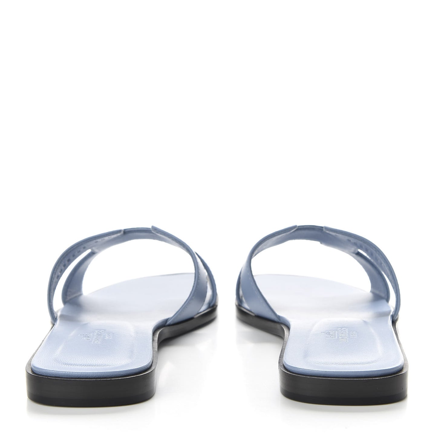 Calfskin Oran Sandals 37.5 Bleu Bleuet