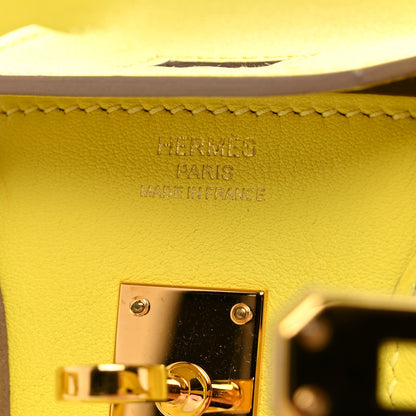 Hermes Swift Birkin 25 Lime 6 of 12