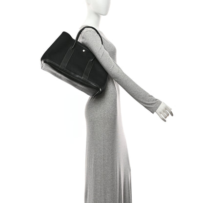 Hermes Toile Negonda Garden Party Tote 36 MM Black 2 of 9