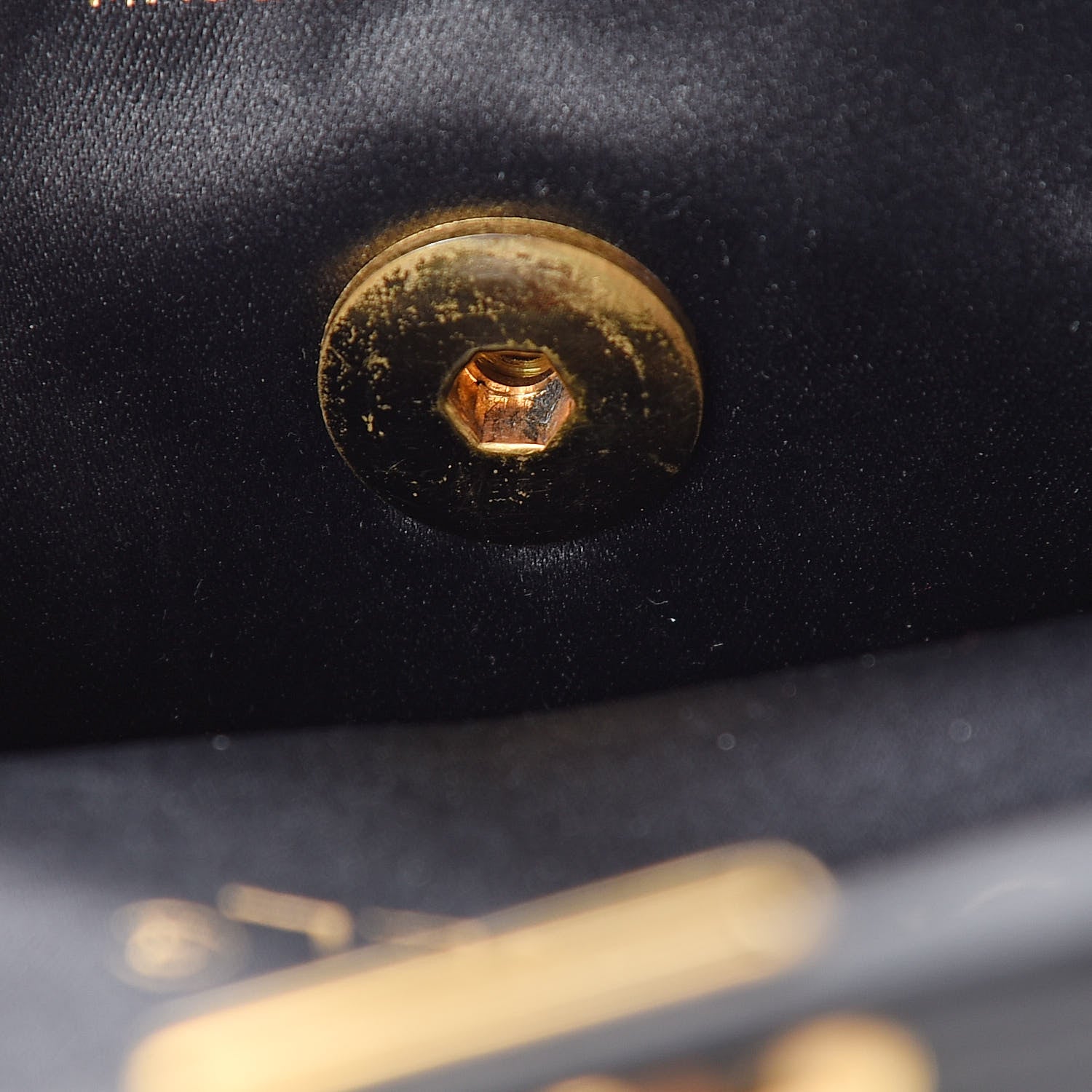 Chanel Satin Quilted Micro Mini Flap Black 8 of 12