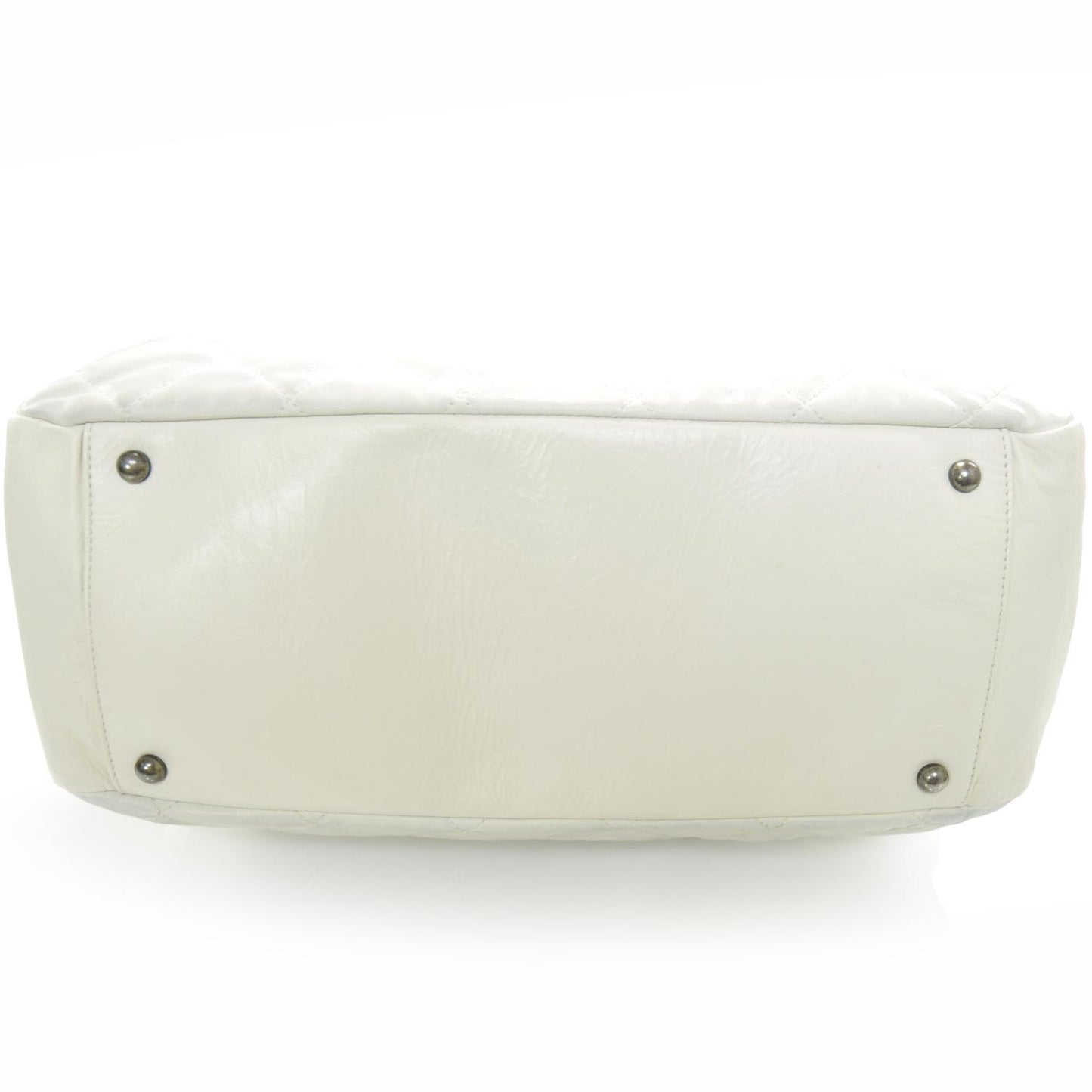 Leather Small In The Mix Tote White