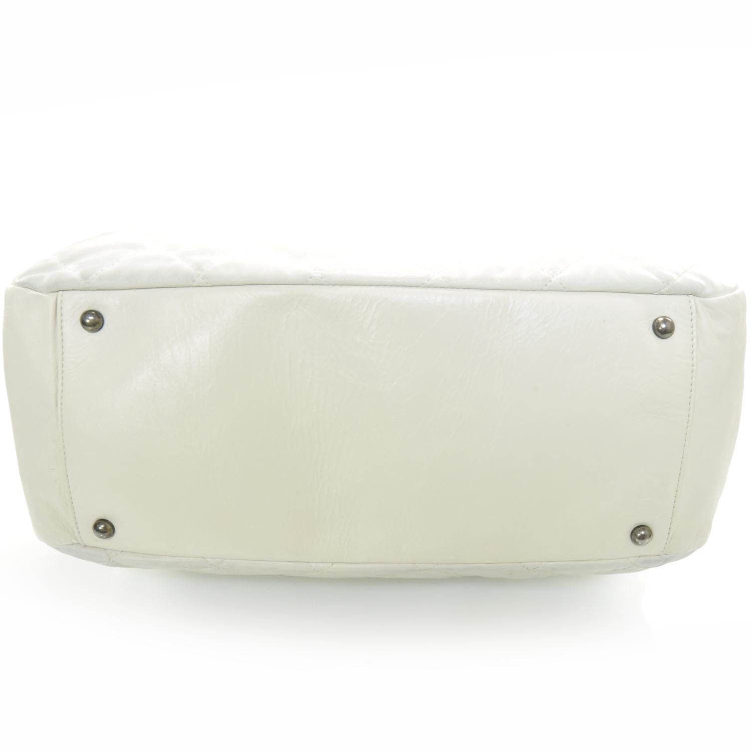 Chanel Leather Small In The Mix Tote White 4 of 9