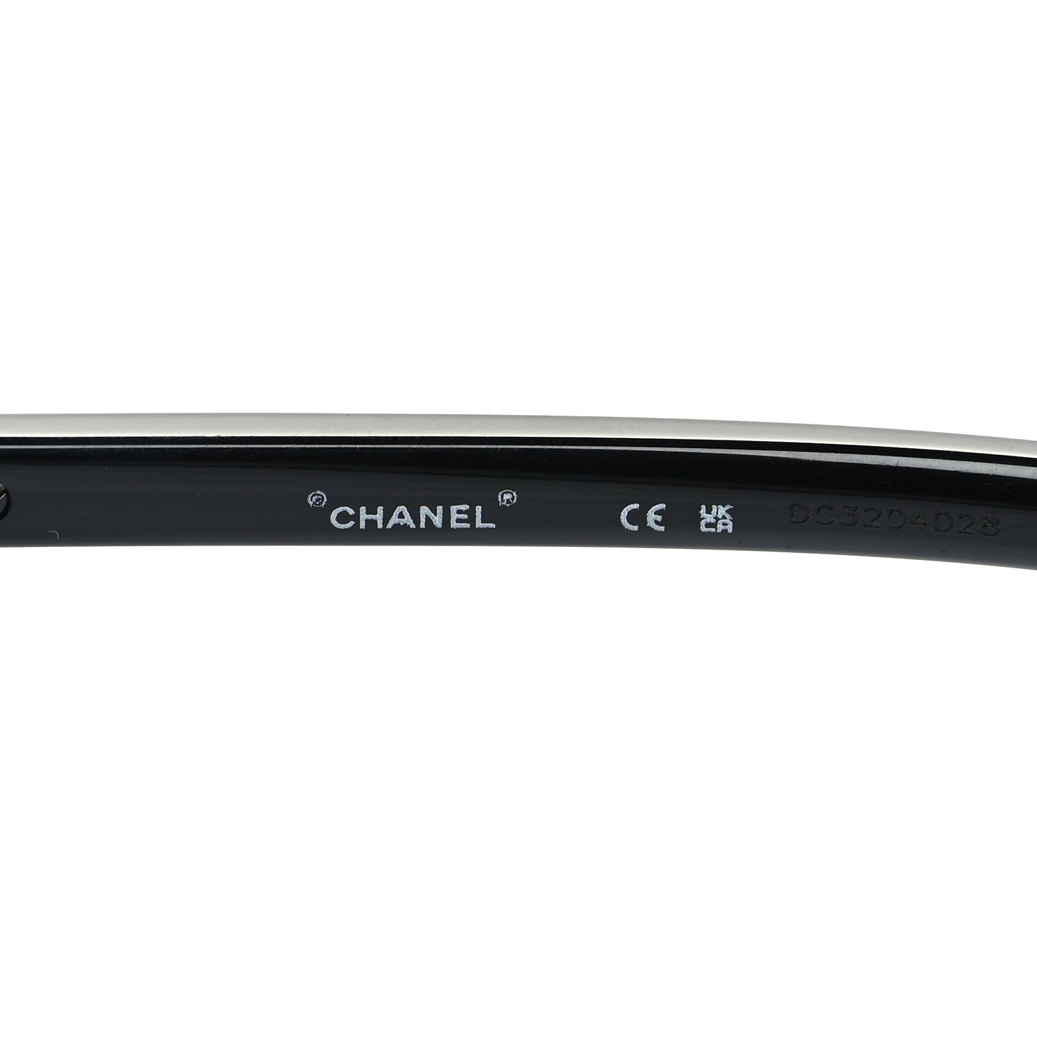Chanel Acetate Shield Sunglasses 71474 Brown Gold 5 of 7