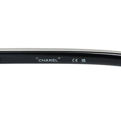 Chanel Acetate Shield Sunglasses 71474 Brown Gold 5 of 7