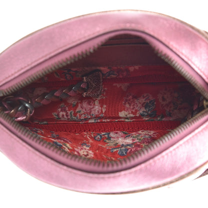 Gucci Laminated Nappa Trapuntata Mini Zumi Dome Shoulder Bag Rosa Lago Rame 5 of 10