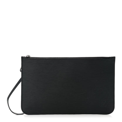 Louis Vuitton Epi Neverfull Pochette MM GM Black 1 of 7