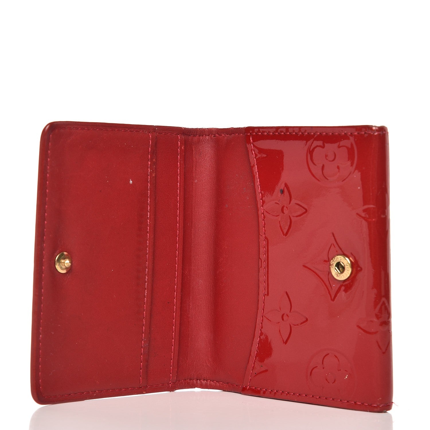 Louis Vuitton Vernis Ludlow Wallet Pomme D'Amour 8 of 14