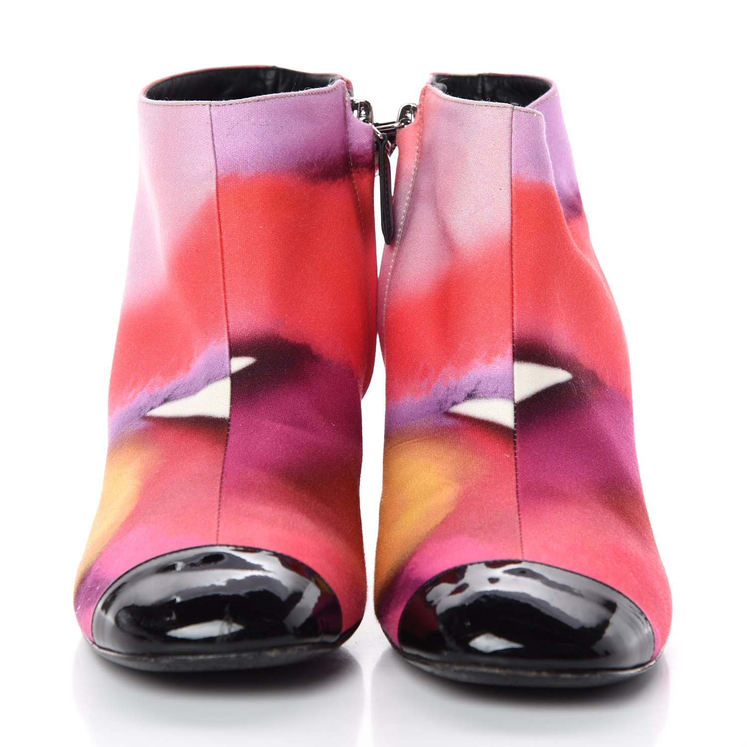 Chanel Jacquard Patent Bootie 37 Multicolor 2 of 10
