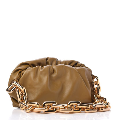 Bottega Veneta Calfskin The Pouch Chain Moutarde 3 of 9
