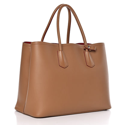 Prada City Calfskin Large Double Bag Caramel Fuoco 3 of 14