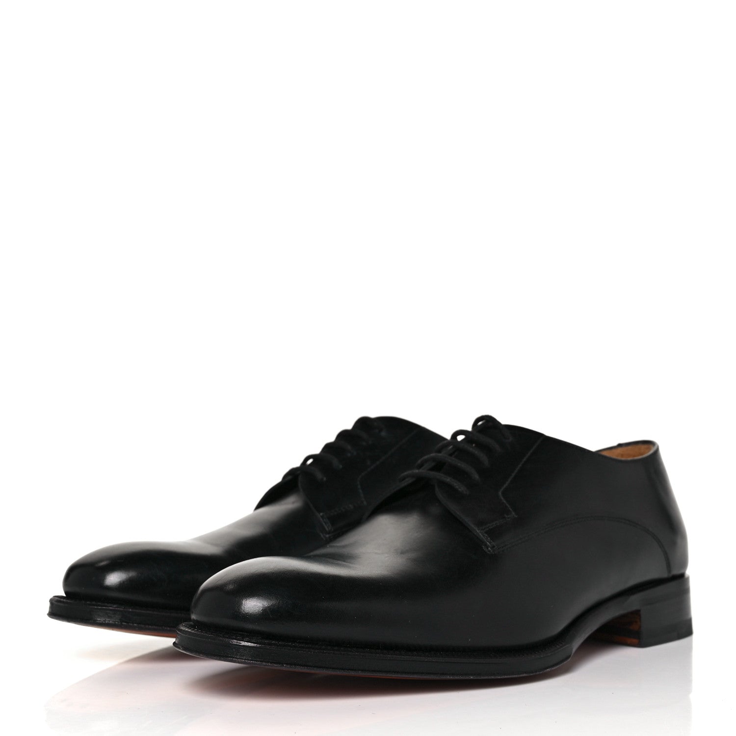 Valentino Garavani Calfskin Mens Derby Loafers 41 Black 2 of 8