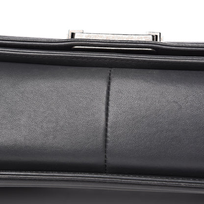 Chanel Lambskin Quilted New Medium Boy Flap Grey 12 of 16