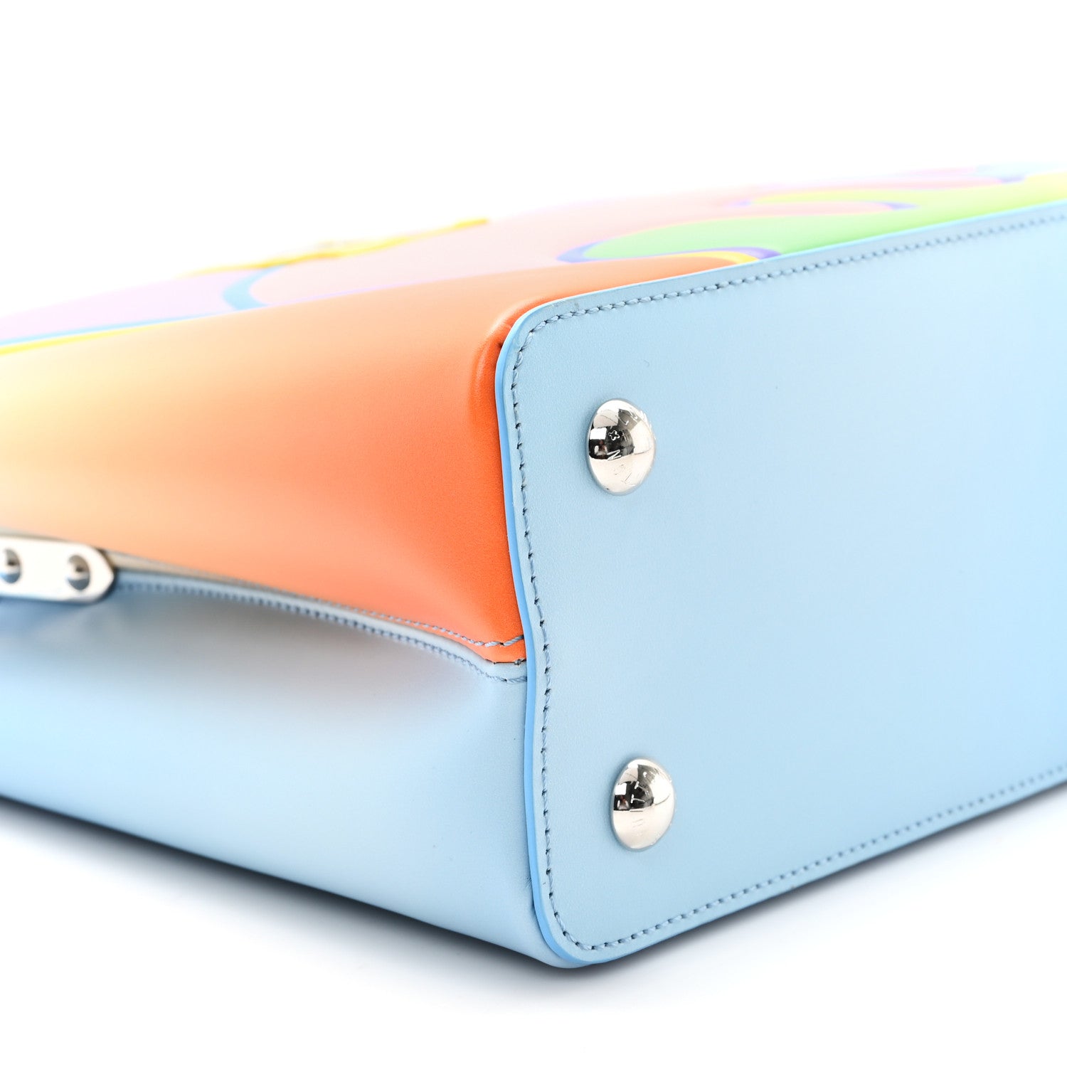 Louis Vuitton Calfskin Plexiglass ArtyCapucines PM Sam Falls Multicolor 9 of 10
