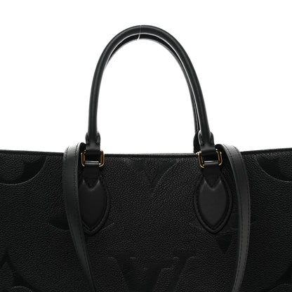 Louis Vuitton Empreinte Monogram Giant OnTheGo MM Black 7 of 9