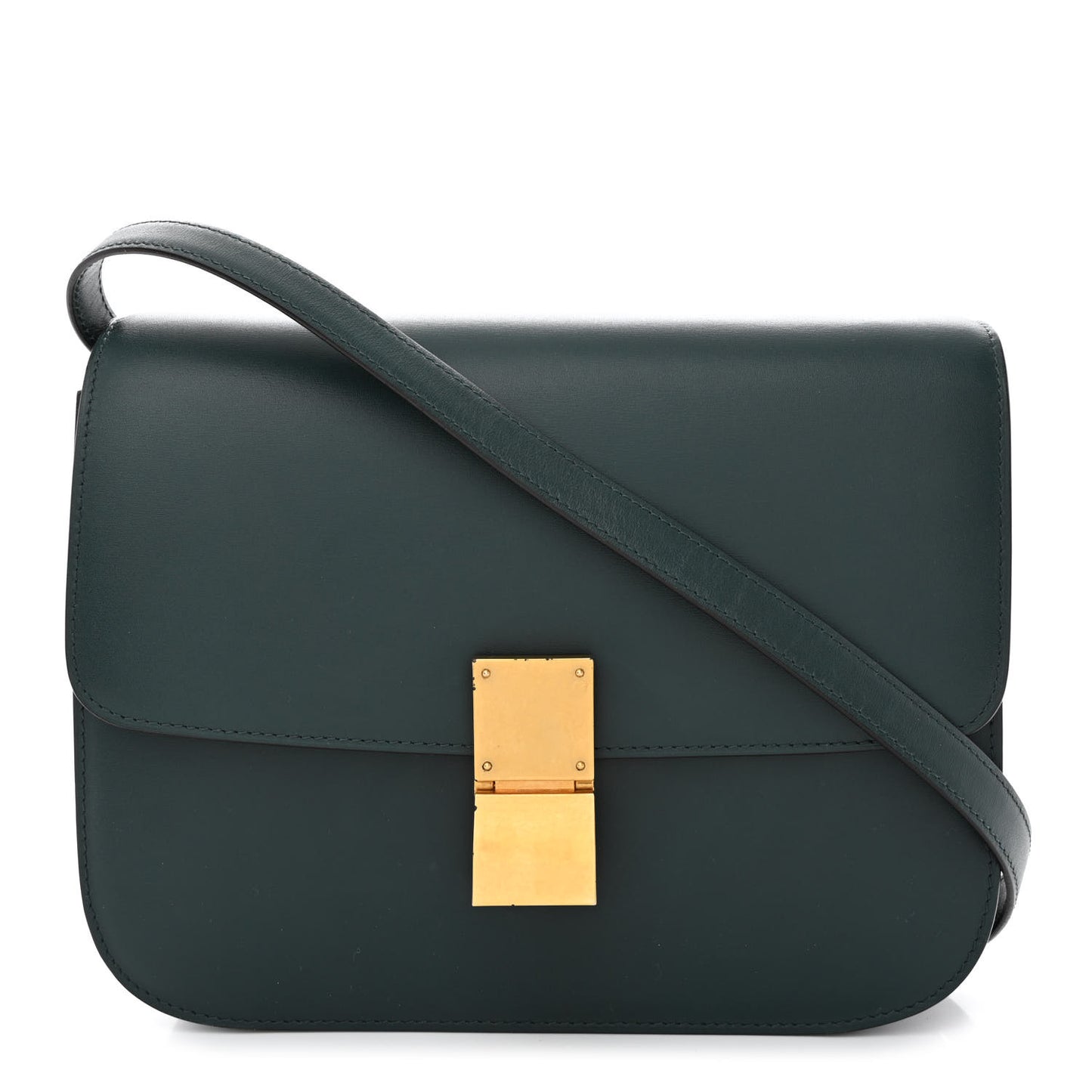 Box Calfskin Medium Classic Box Flap Bag Amazone