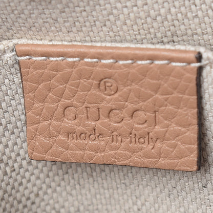 Gucci Pebbled Calfskin Small Soho Disco Bag Rose Beige 8 of 12