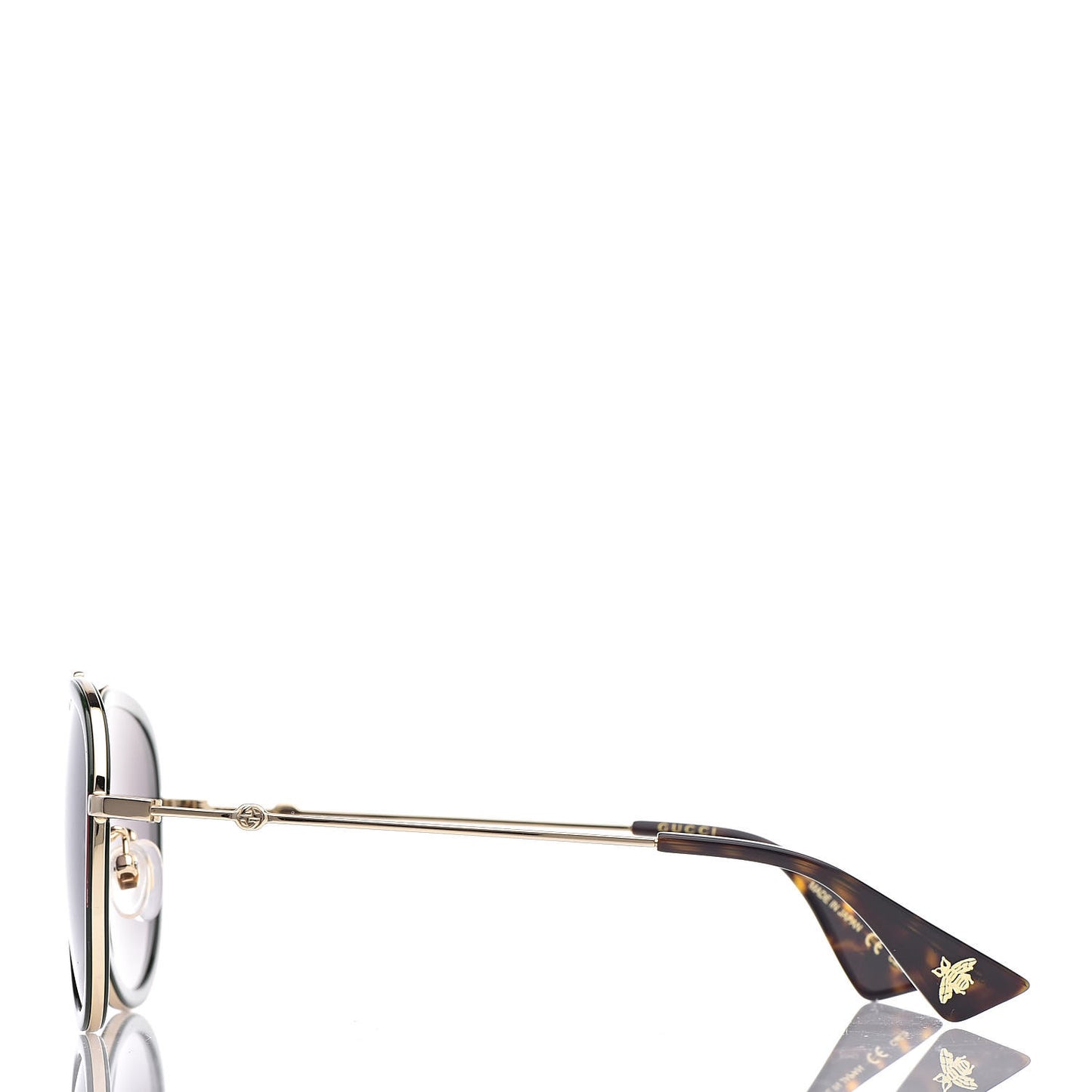 Web Aviator Sunglasses GG0062S Green Red