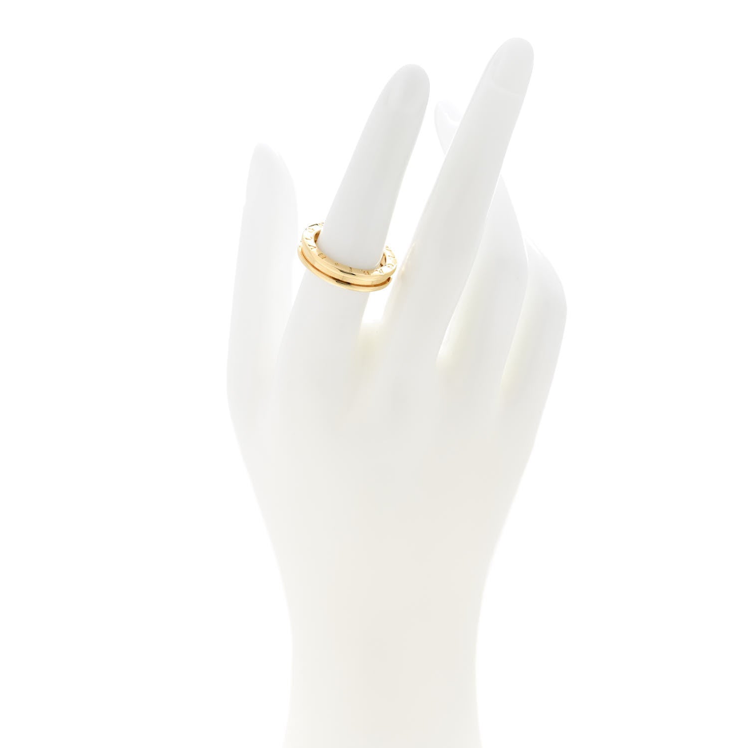 Bulgari 18K Yellow Gold B.Zero1 One-Band Ring 54 7 2 of 5