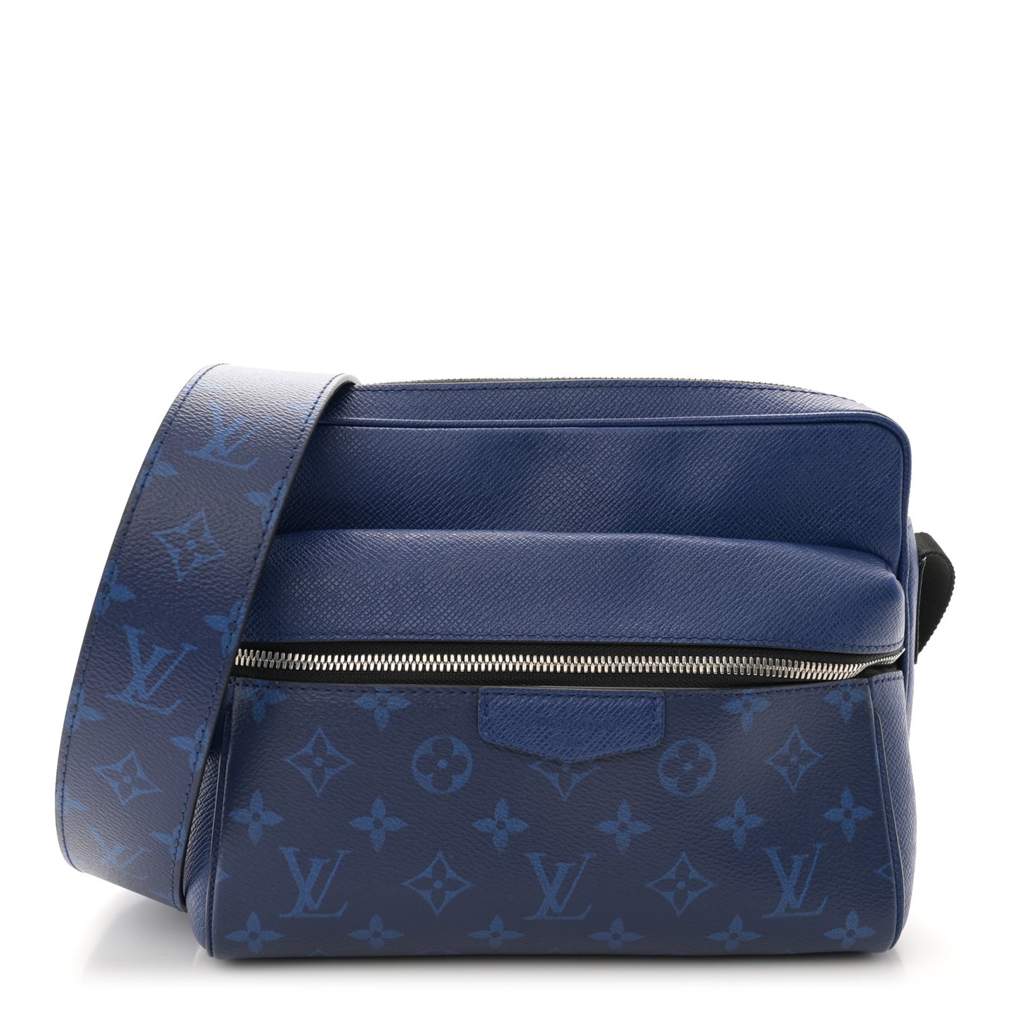 Taiga Monogram Outdoor Messenger Cobalt