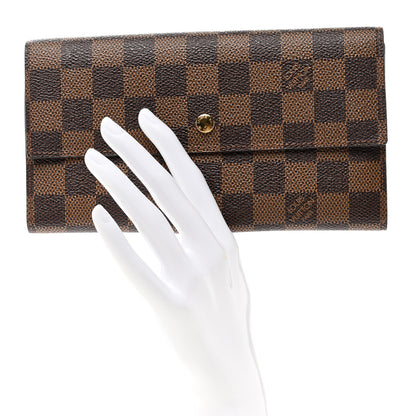 Louis Vuitton Damier Ebene Porte Tresor International Wallet 2 of 8