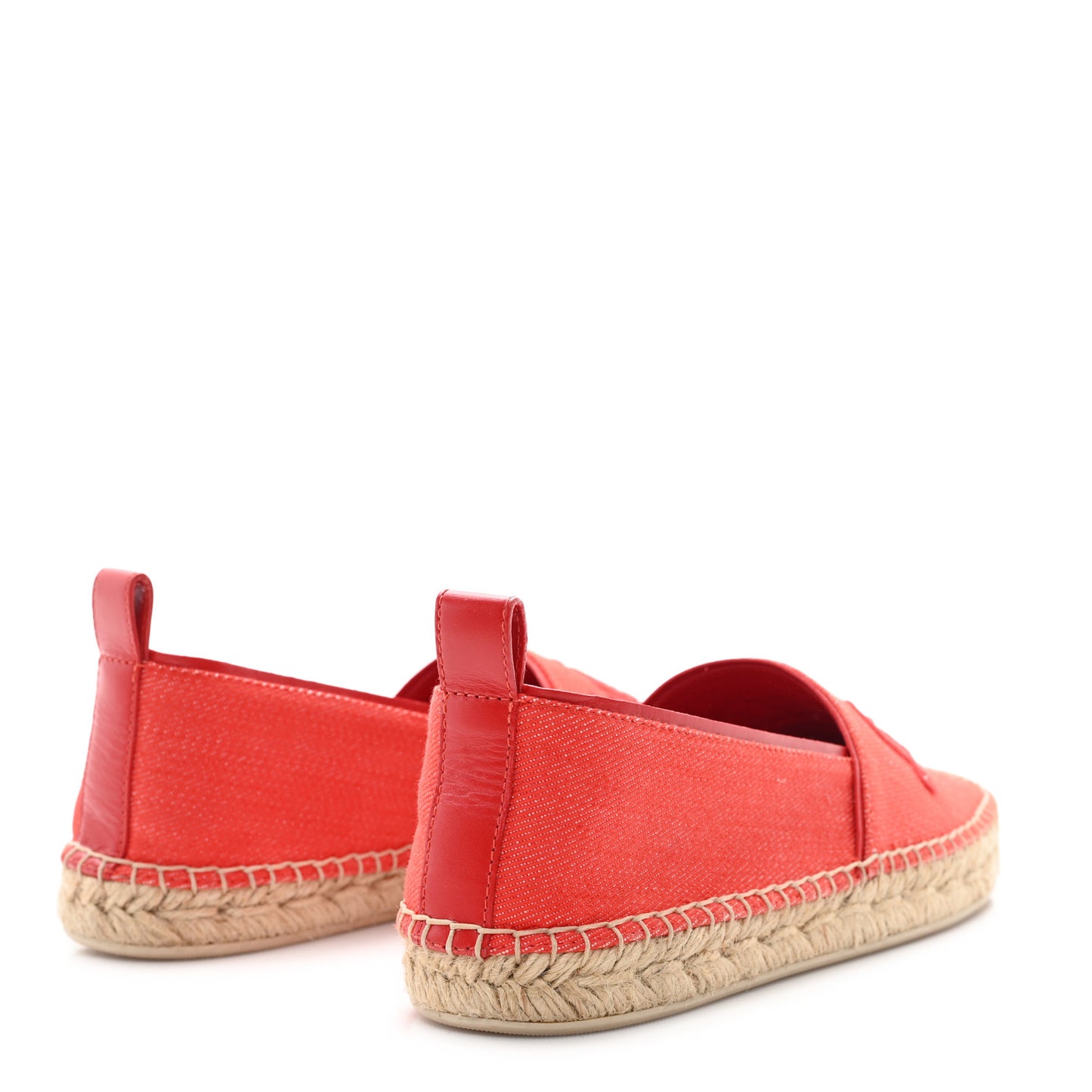 Canvas Waterfall Espadrille 36 Rouge