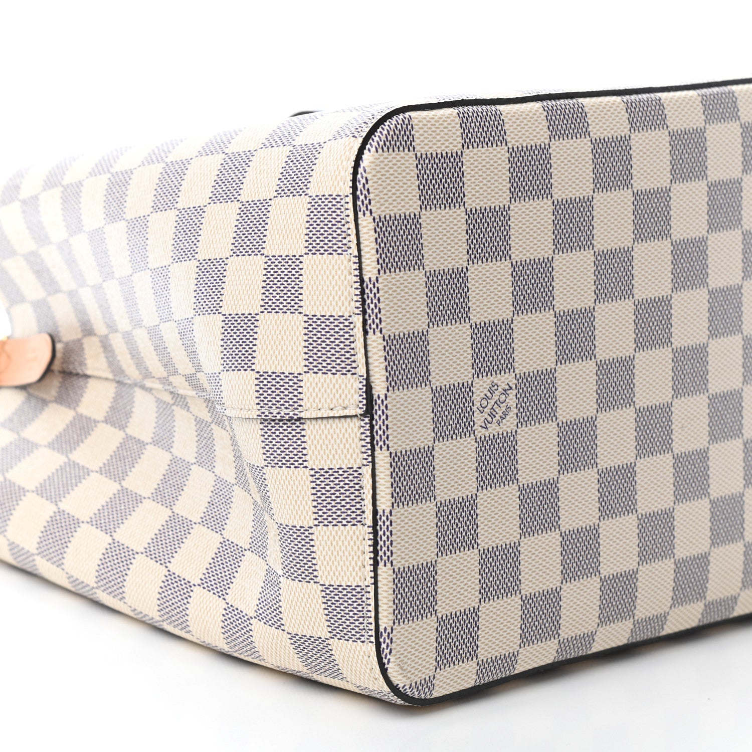 Louis Vuitton Damier Azur Braided Neonoe MM Blue 4 of 9