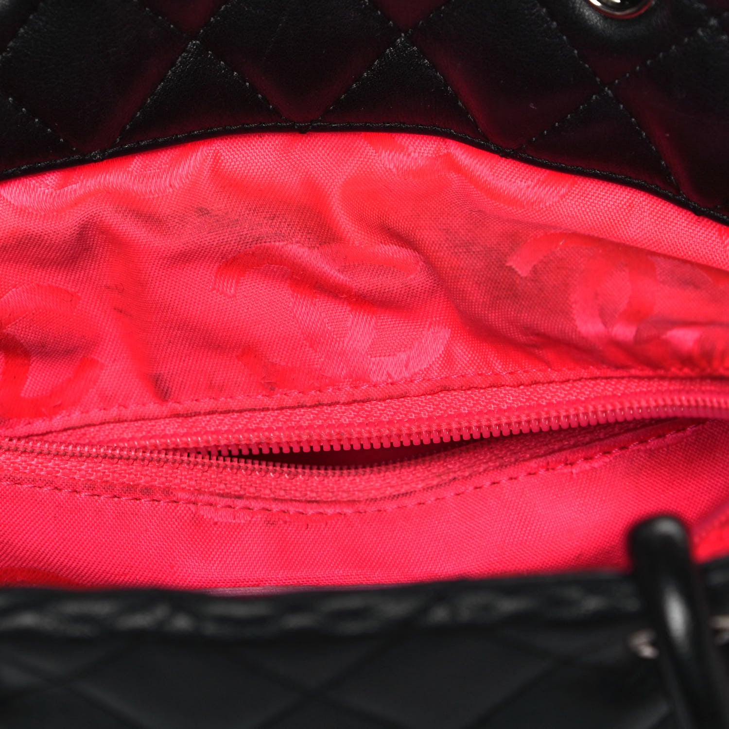 Chanel Calfskin Quilted Medium Cambon Tote Black White 13 of 17