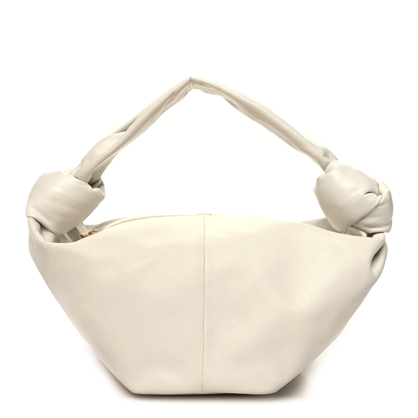 Calfskin Mini Double Knot Bag White