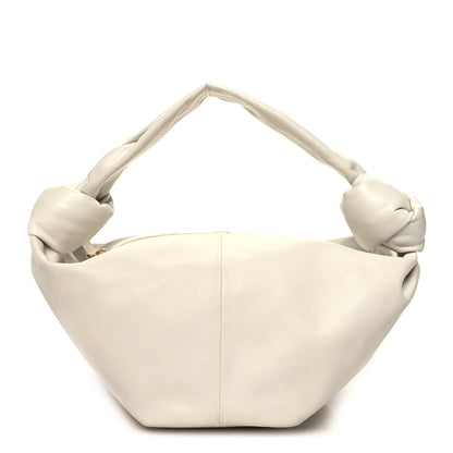 Bottega Veneta Calfskin Mini Double Knot Bag White 1 of 10