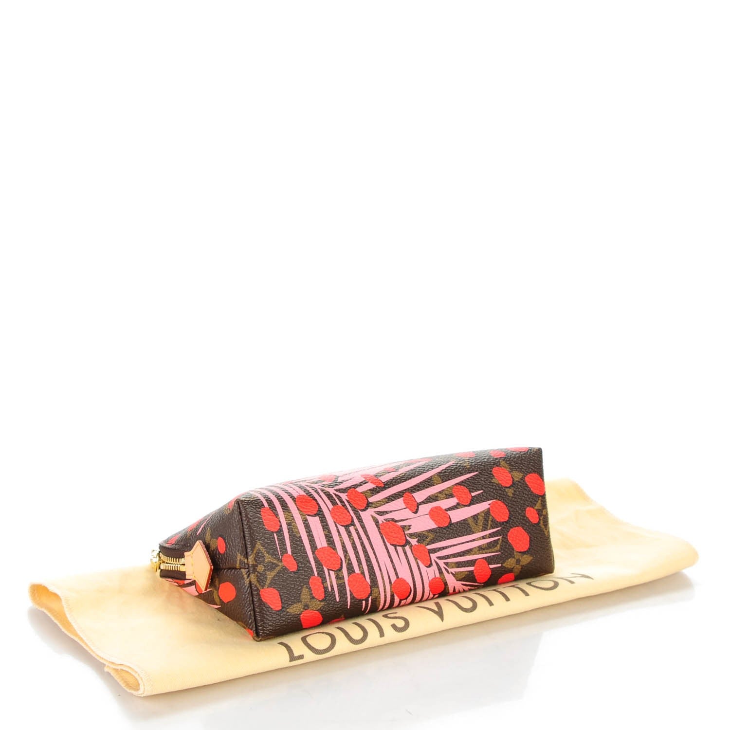 Louis Vuitton Monogram Jungle Dots Cosmetic Pouch Sugar Pink Poppy 4 of 6