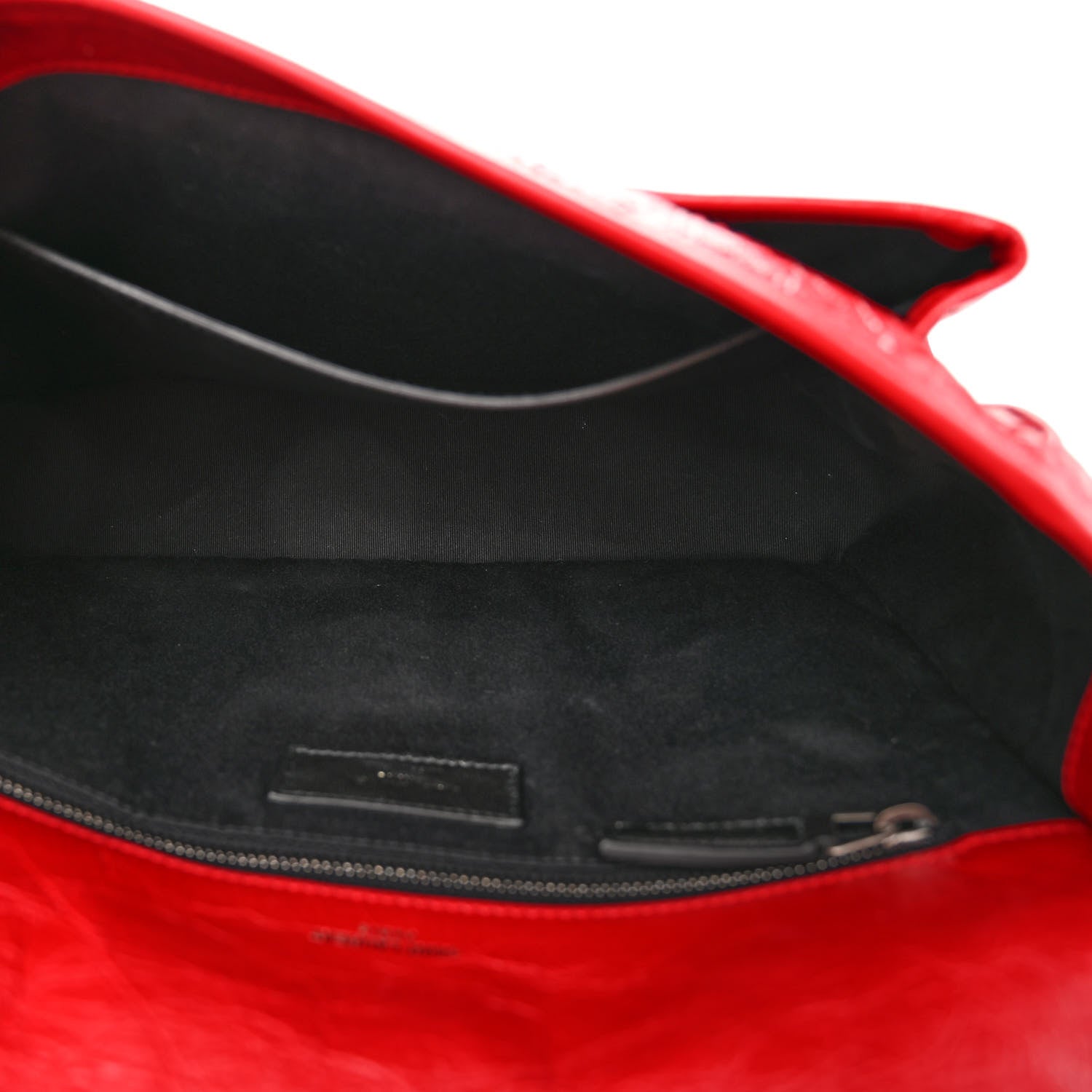 Saint Laurent Crinkled Calfskin Matelasse Monogram Medium Niki Chain Satchel Rouge Eros 5 of 9